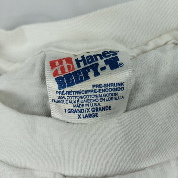 VTG 90s Tap Musical Dance Movie Top Hat SINGLE STICH T Shirt XL Hanes Beefy T - Picture 4 of 16